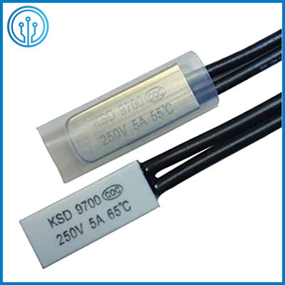 KSD9700プラスチック バイメタルの温度スイッチAC125Vバイメタルのサーモスタットの温度調整