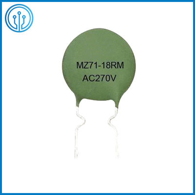 減磁MZ71 18OHM陶磁器PTCのサーミスター7.5MMの陽性係数のサーミスター