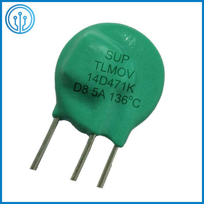TLMOV 14D 20D 25Dディスク金属酸化物バリスター136Cの金属酸化物バリスターのサージの保護